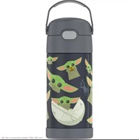 THERMOS 12oz FUNtainer Baby Yoda Watter Bottle NEW