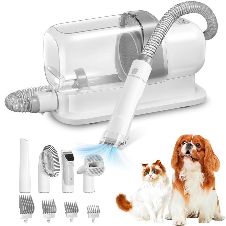 RyRot Dog Grooming Vacuum with 5 Tools