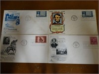 1948-1949 U.S. Postage Stamps 1st Day of Issue