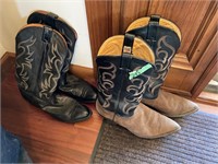 (2) Pairs: Cowboy Boots