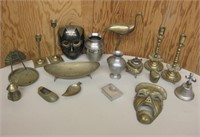 Brass & Metalware Decor - Masks, Bowls, Bells, etc