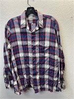 Vintage Van Heusen Plaid Flannel Shirt