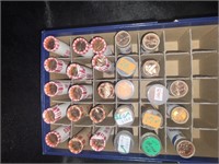 LARGE LOT OF ASSORTED LINCOLN CENTS W/ TUBES &