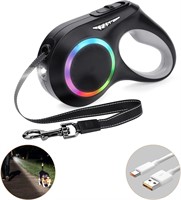 Retractable Dog Leash with LED Light 16ft