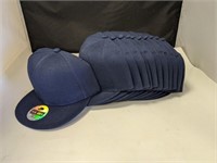 12 Brand New Navy Blue Snapback Hats