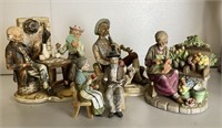 Four Vintage Ceramic Figurines incl Lefton