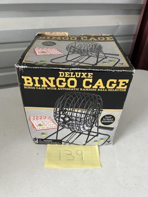 Deluxe Bingo Cage  U232