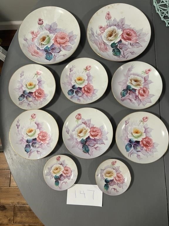 Rose Plates Lot U232