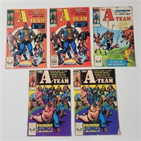 MARVEL THE A-TEAM COMIC BOOKS NO. 1,1,2,2,3