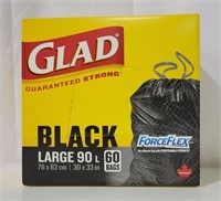 BRAND NEW GLAD - 60 BAGS FORCEFLEX