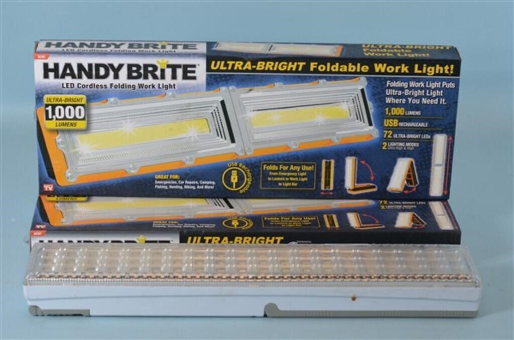 Handy Brite LED Cordless Folding Work Light,  NIP