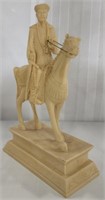 Chinese Dynasty Style Resin Horse and Rider