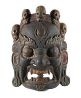 19th C. Tibetan Mahakala Mask