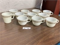 (11) Pyrex Mugs