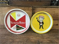 2 x Beer Trays XXXX & Victoria Bitter