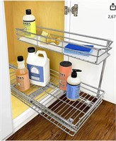 $68 Lynk 11x18” pull out under sink drawer