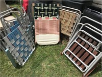 Selection of Vintage Lawn Chairs