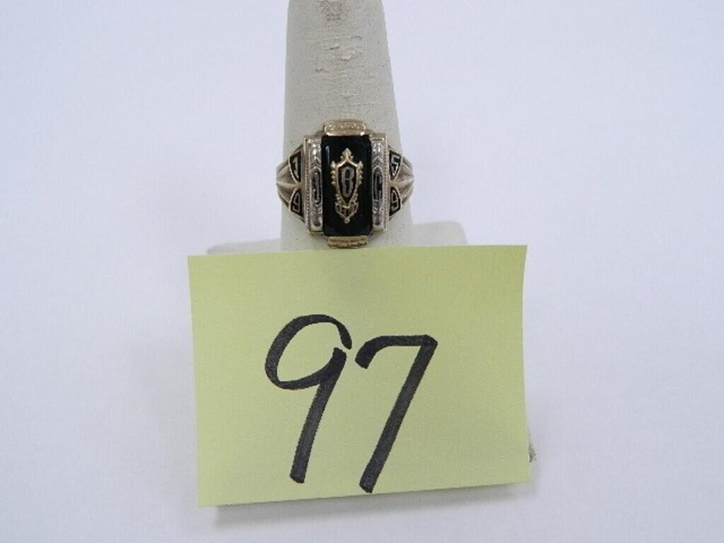 10kt Yellow Gold 8.9gr Size 10 1/4 1959 Class Ring