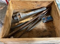 Tools in Wooden Box