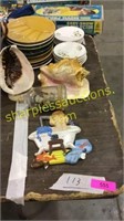 Dishes, shells, miscellaneous