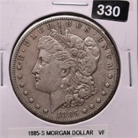 1885-S U.S. Morgan Silver Dollar