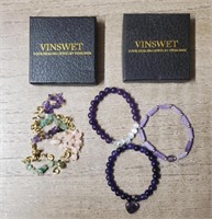 (2) Vinsweet Healing Jewelry