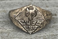 1960s Sterling Silver Cubs Scout BSA Ring