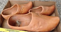 3 Terra Cotta Dutch Shoes