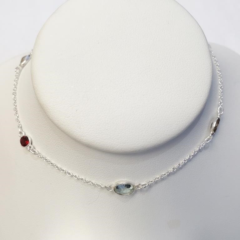 $300 Silver 4.38g), Gemstones Necklace