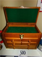 REPRODUCTION MACHINIST CHEST JEWELRY BOX