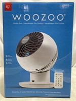 Woozoo Globe Fan *pre-owned Tested Missing Remote
