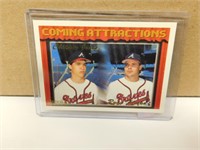 CHIPPER JONES COMING ATTRACTIONS TOPPS GOLD CARD