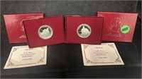 (2) 1982-S Silver Washington Proof Half Dollars