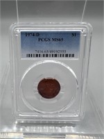 1974-D PCGS MS65 Lincoln Penny