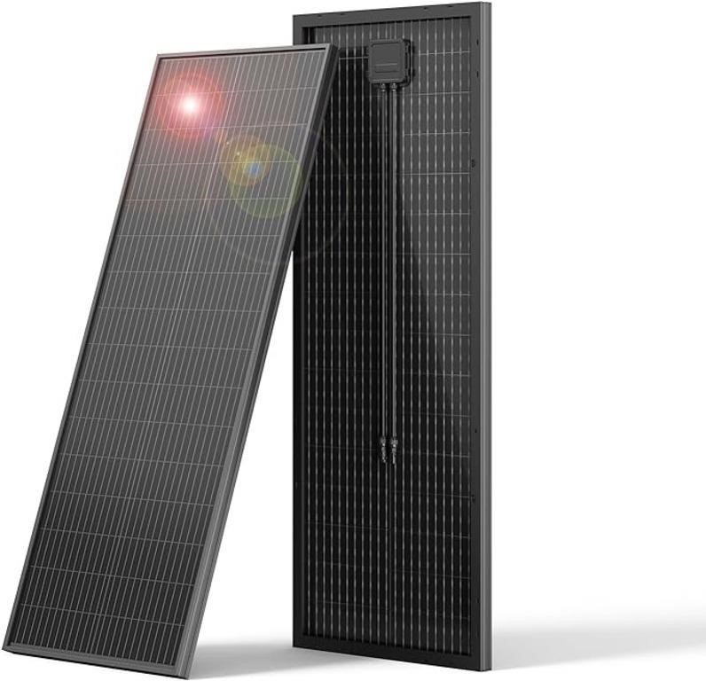 Fivstasola Bifacial 100 Watt Solar Panel, 12v