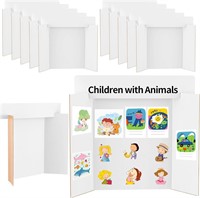 12 Pieces 14x22 Trifold Poster Board w/Header