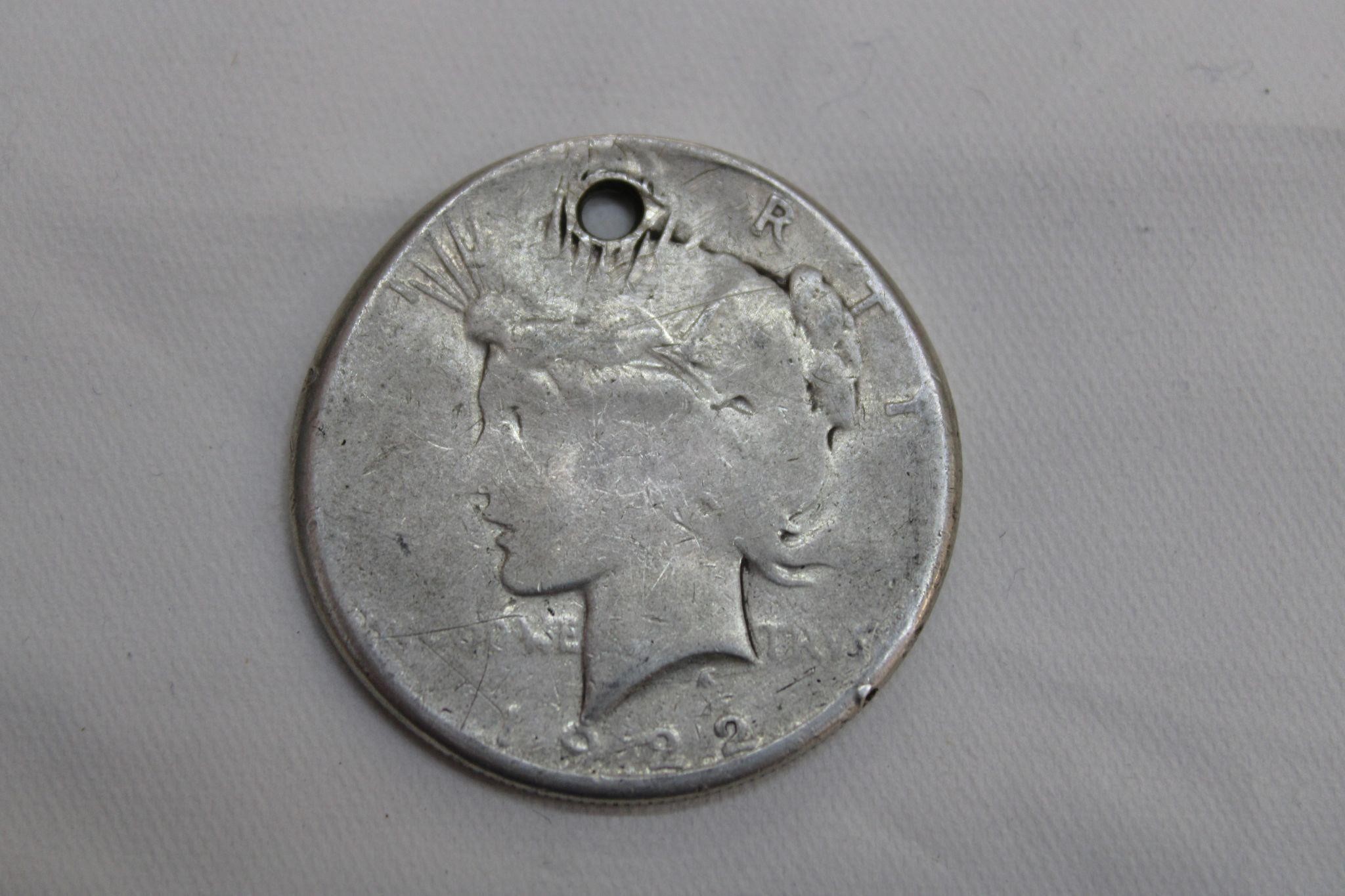 1922 Peace Silver Dollar