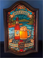 Vintage Heilemans old style beer sign
