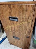 Lockable Two-Drawer File Cabinet