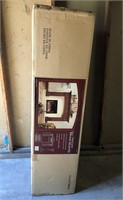 Hand Carved Wood Mantle - New in Box