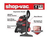 Shop-Vac 4-Gallons 5.5-HP Corded $116