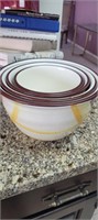 Set of 4 Vernonware nesting bowls