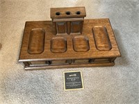 Wooden Jewellery Box/Desk Storage & Pins