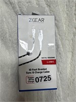 ZGEAR SYNC & CHARGE CABLE