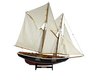 Schooner Bluenose Wood Ship Model