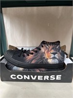 Converse with Lion head design 
size 10.5