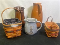 Longaberger Inaugural Basket & Vases