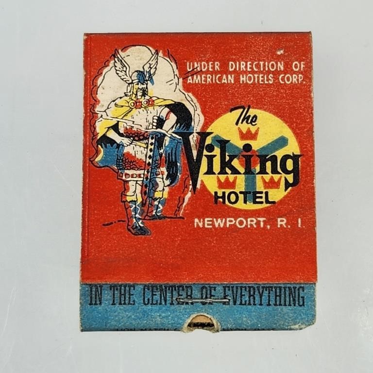 THE VIKING MOTEL ADVERTISING FEATURE MATCHBOOK