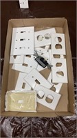 White Wall Outlet Plates
