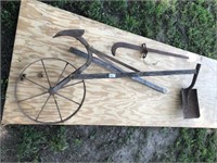 Vintage Plow ~ Cotton Scale & Shovel